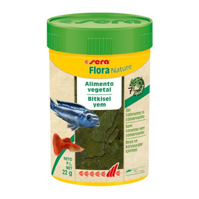Sera Flora Nature Bitkisel Pul Balık Yemi 100 ml 22gr