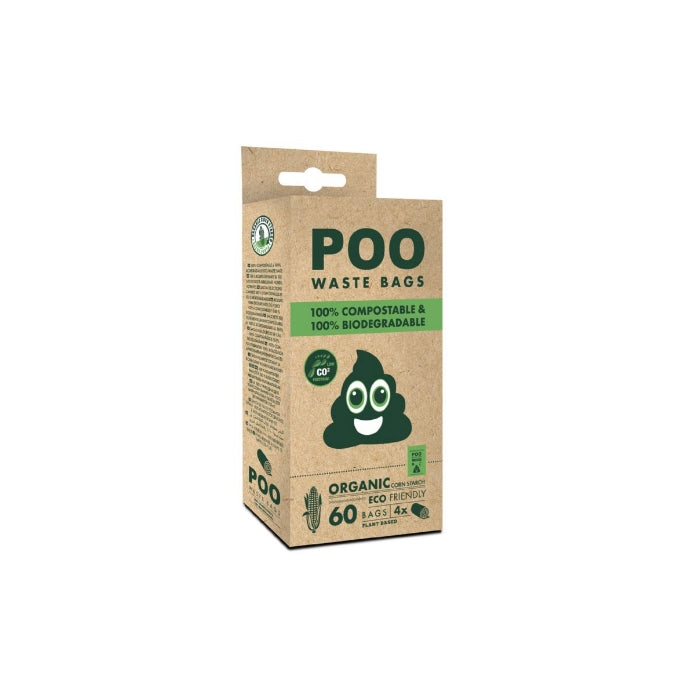 M-Pets Dışkı Toplama Poşeti 15 Yaprak Organic 4'lü Paket