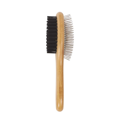 M-PETS Bamboo Çift Taraflı Fırça