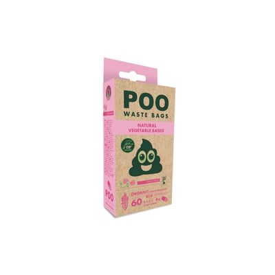 M-Pets Dışkı Toplama Poşeti 15 Yaprak Gül Kokulu 4'lü Paket