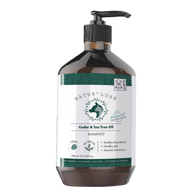 M-Pets Naturluxe Dog Shampoo Cedar & Tea Tree Oil 500ml