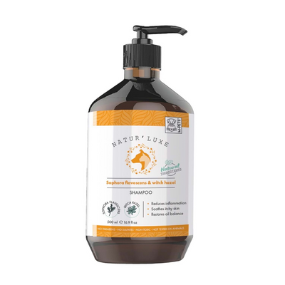 M-Pets Naturluxe Dog Shampoo Saphora Flavescens & Witch Hazel 500ml