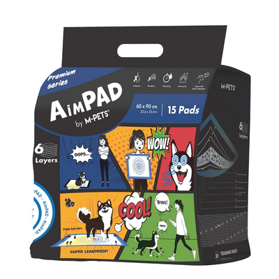 M-PETS Aimpad Çiş Eğitim Pedi 60x90Cm 15 Adet
