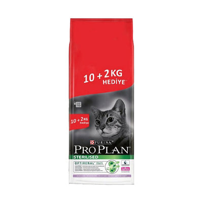 Pro Plan Sterilised Hindi Tavuk 10+2 Kg Kısırlaştırmış Kuru Kedi Maması