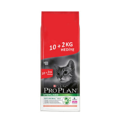 Pro Plan Sterilised Somonlu 10+2 Kg Kısırlaştırılmış Kuru Kedi Maması