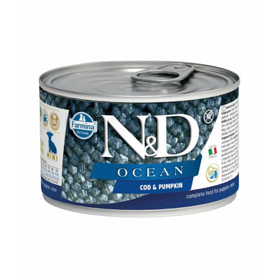 N&D Ocean Tahılsız Morina Balığı&Balkabağı 140gr Yavru Yaş Köpek Konservesi