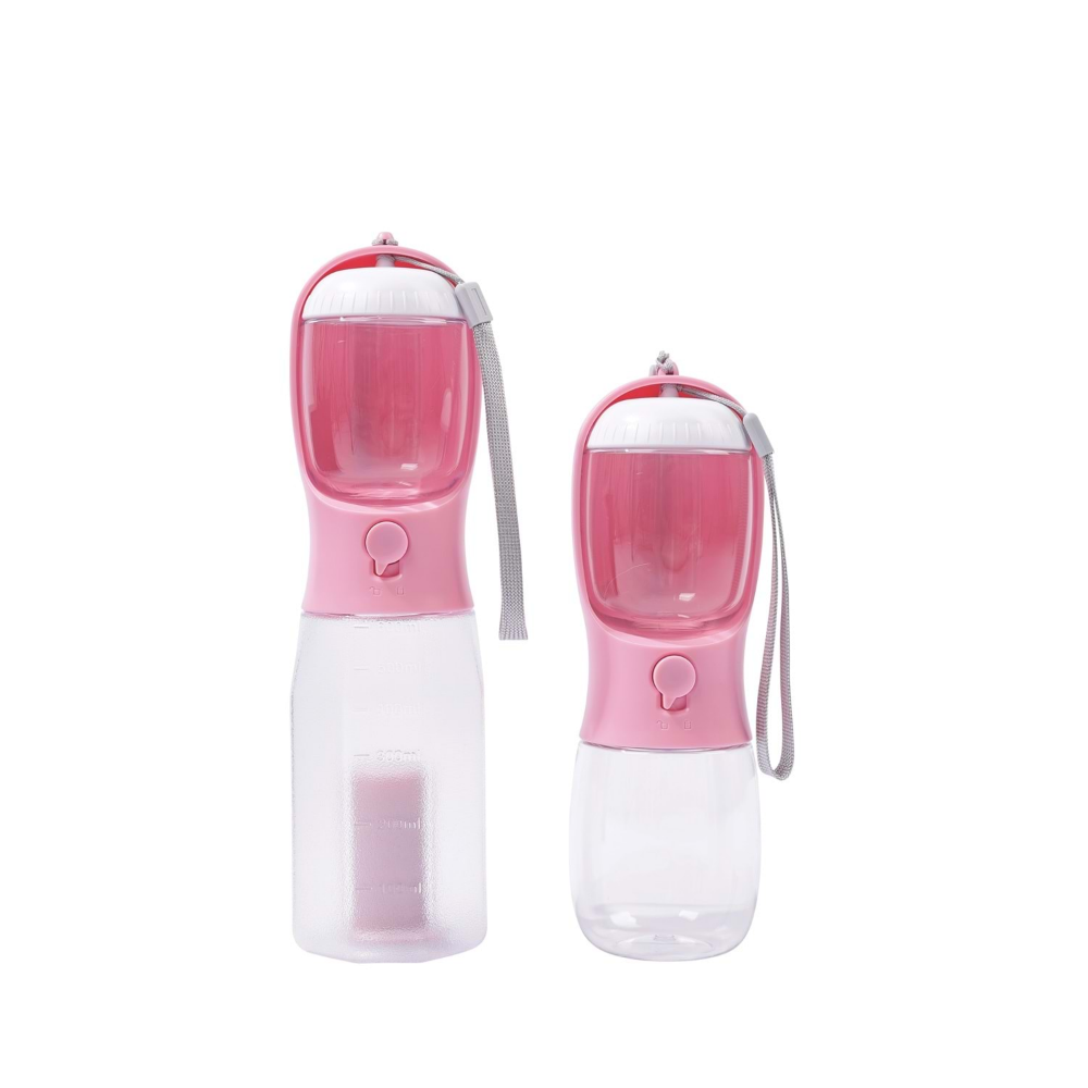 M-PETS On The Road 3İn1 Köpek Seyahat Suluğu 600Ml Pink