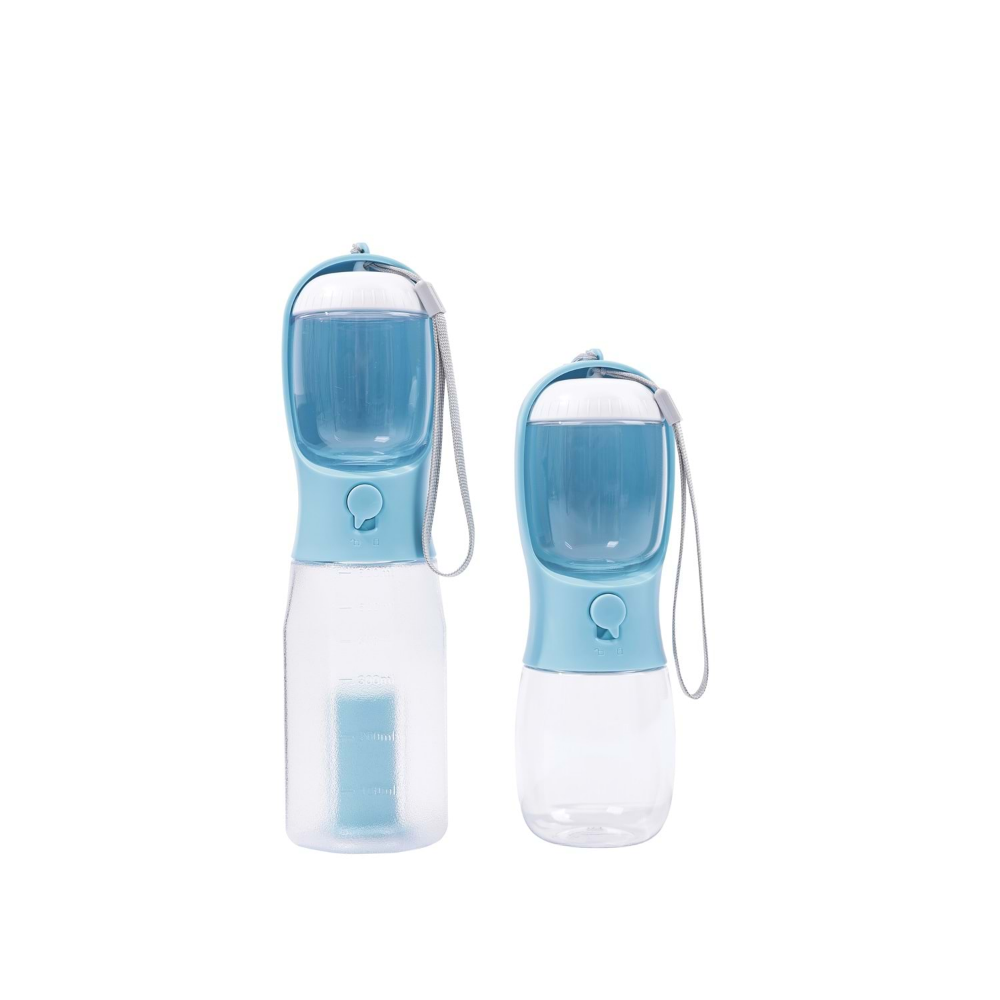 M-PETS On The Road 2İn1 Köpek Seyahat Suluğu 300Ml Blue