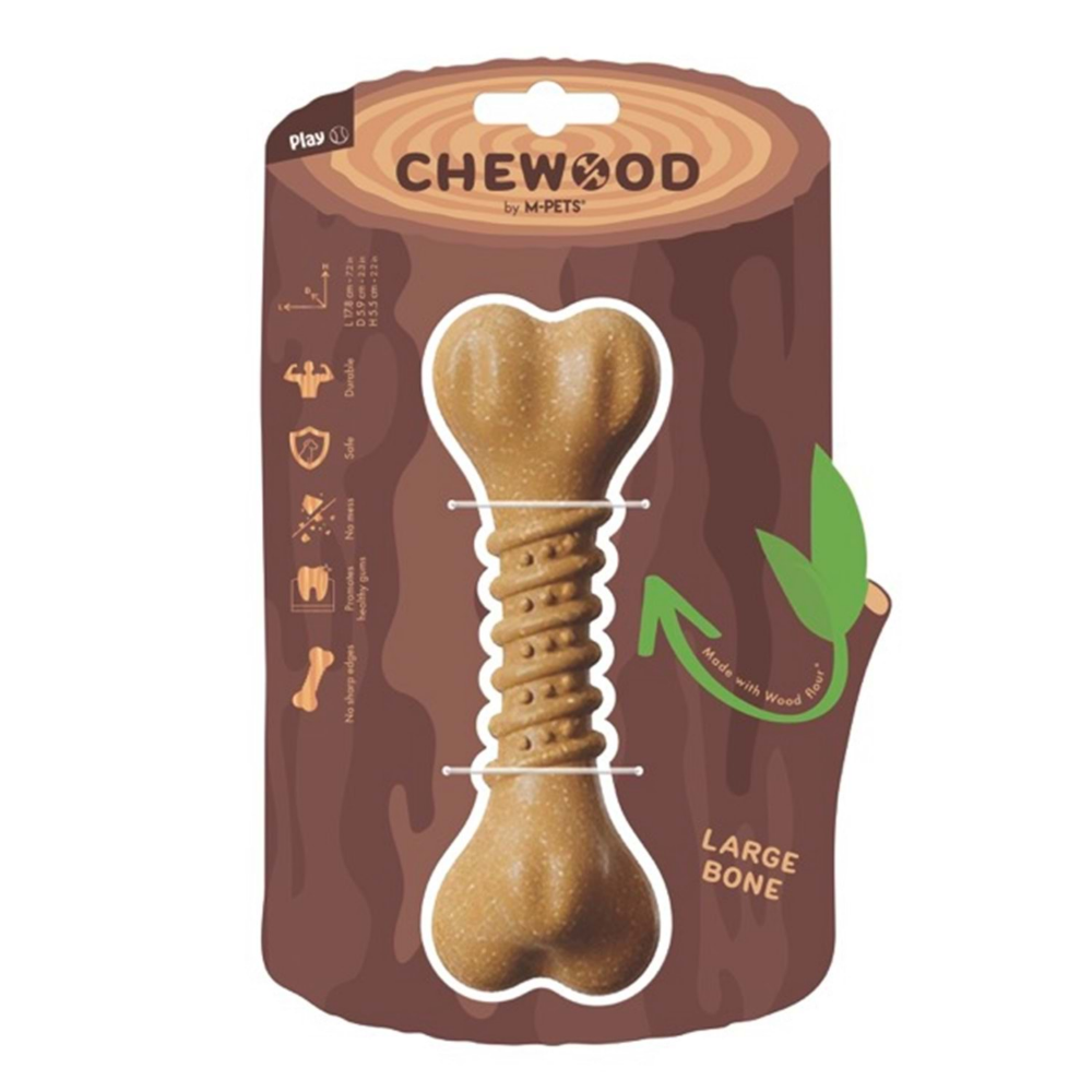 M-PETS Chewood Large Bone Köpek Oyuncağı (L)