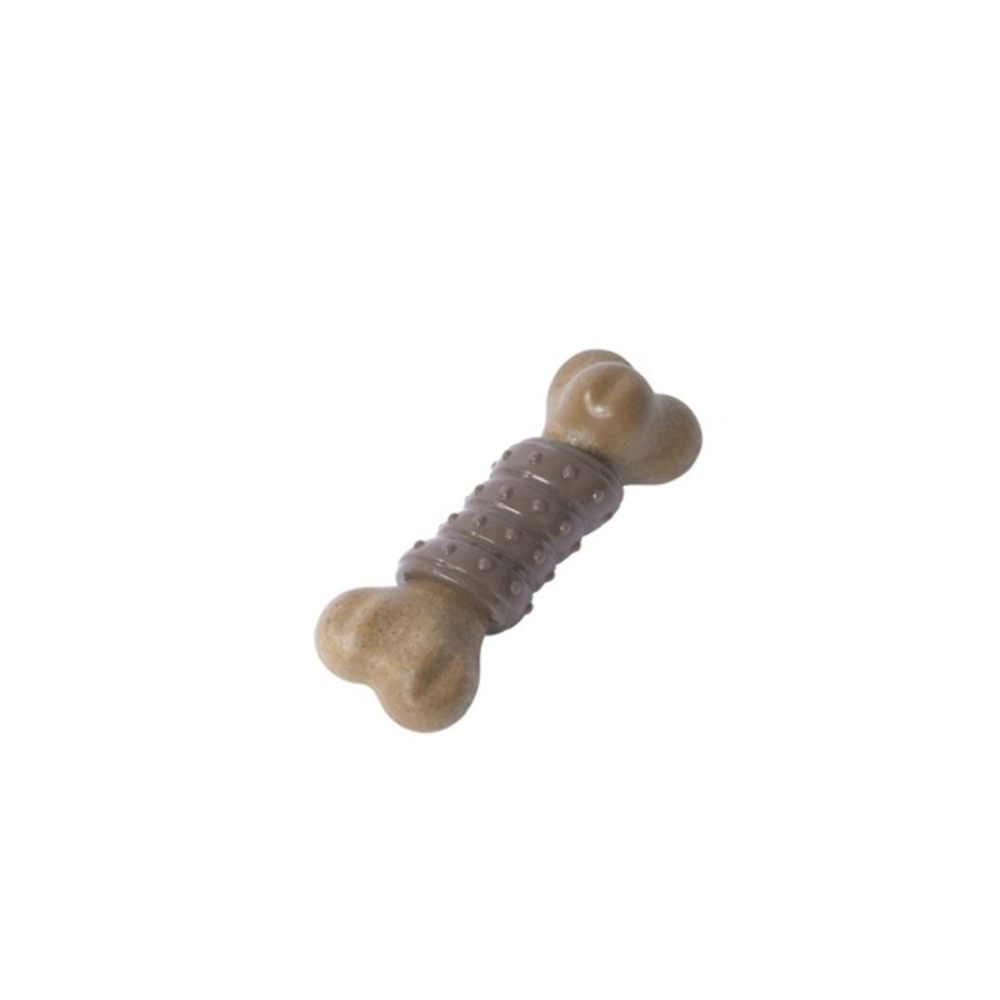 M-PETS Chewood Small Bone Wıth Rubber Köpek Oyuncağı (S)