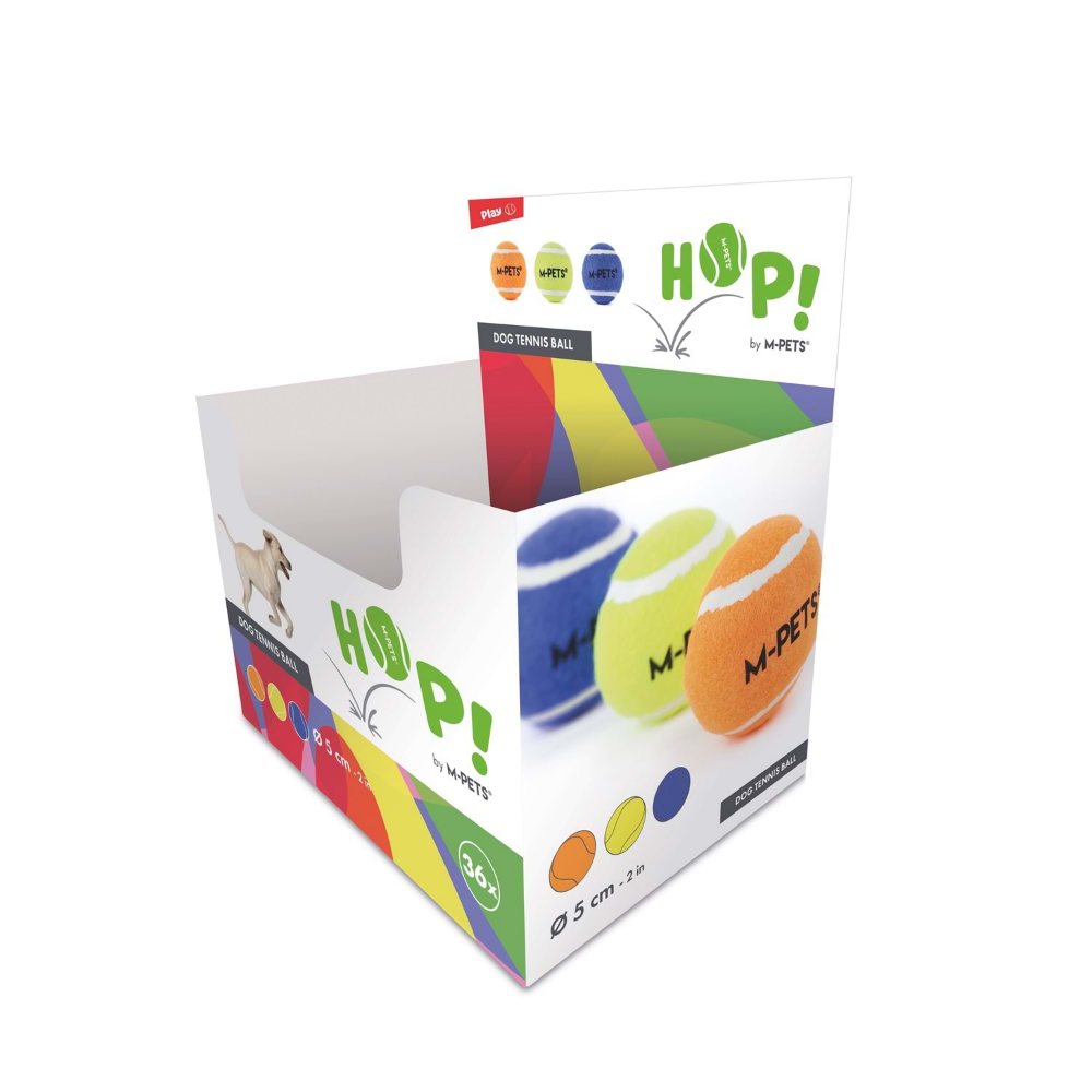 M-Pets Hop Tennis Topu Mix Color 5cm