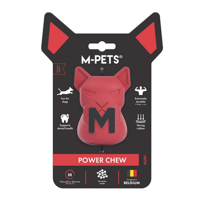 M-Pets Power Chew Kauçuk Köpek Ödül Oyuncağı Ruby (M)