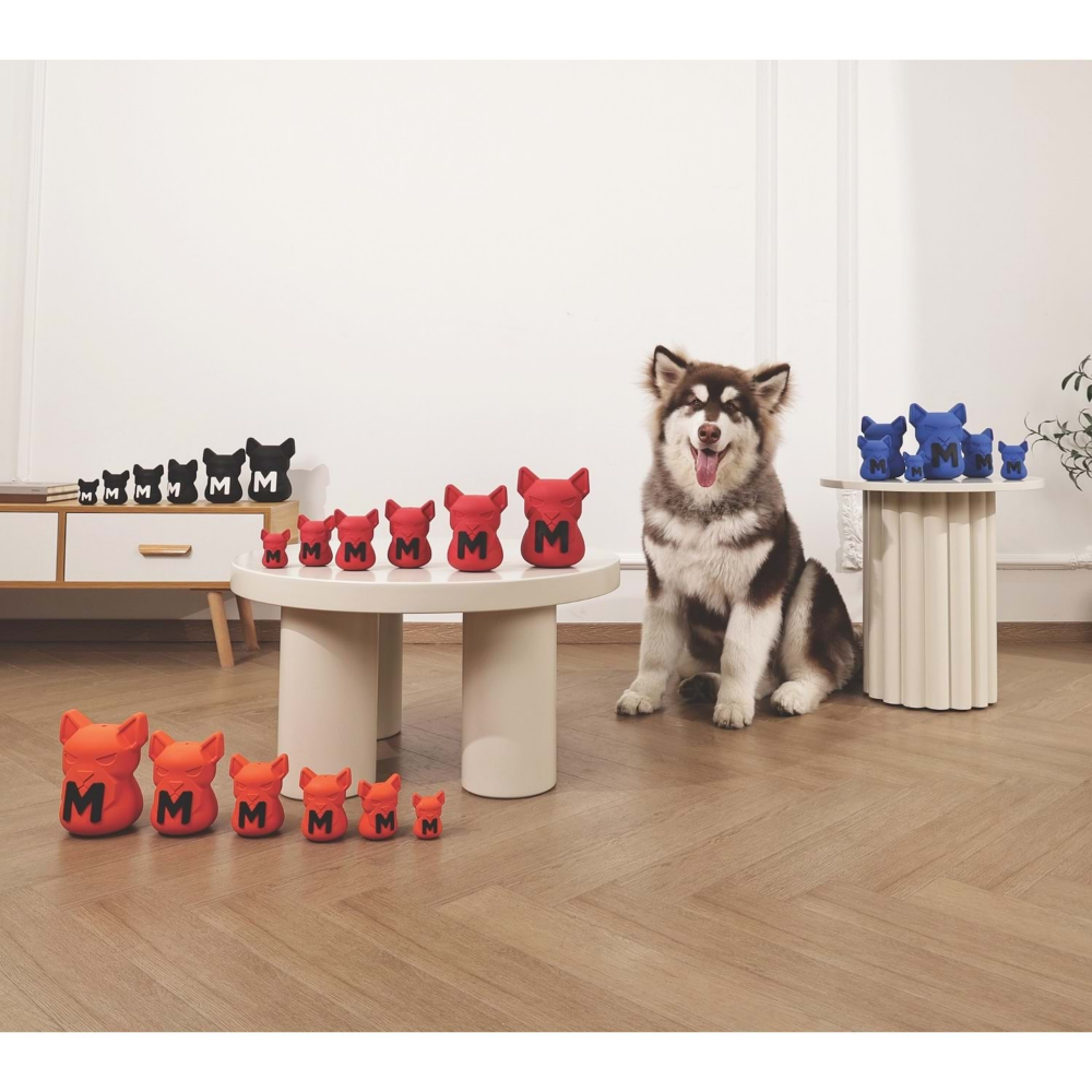 M-Pets Power Chew Kauçuk Köpek Ödül Oyuncağı Cıtrıne (L)