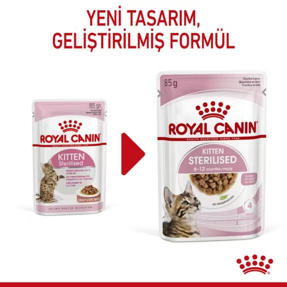 Royal Canin Kitten Sterilised Gravy Souce 85Gr
