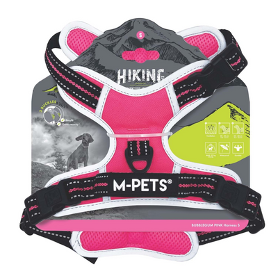 M-Pets Hıkıng Reflektörlü Soft Sırt Tasması Pınk (S)