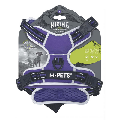 M-Pets Hıkıng Reflektörlü Soft Sırt Tasması Purple (M)