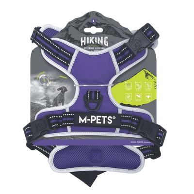 M-Pets Hıkıng Reflektörlü Soft Sırt Tasması Purple (L)
