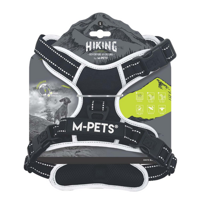 M-Pets Hıkıng Reflektörlü Soft Sırt Tasması Black (L)