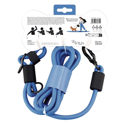 M-Pets Gentle Dog Fonksiyonel Gezdirme Tasma Blue