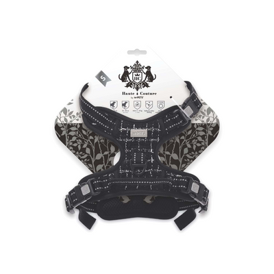 M-Pets Haute Couture Köpek Göğüs Tasması Black (S)