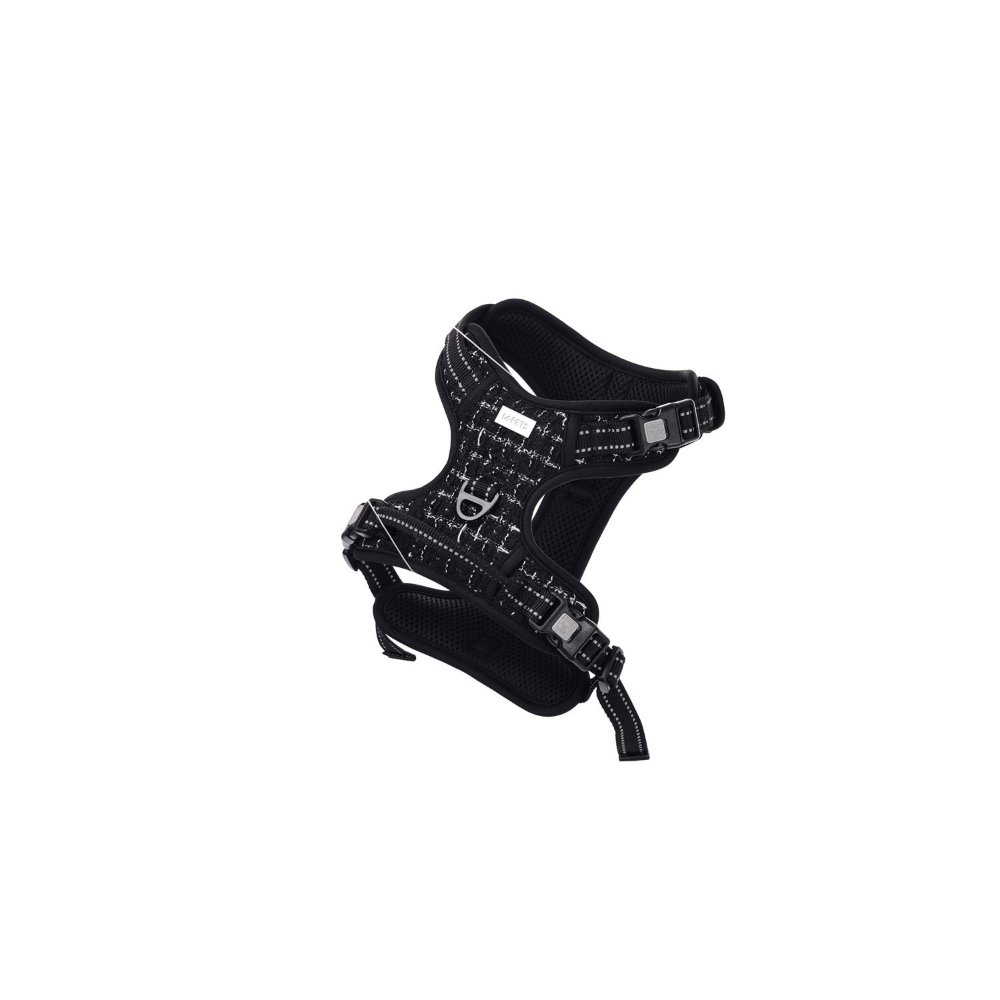 M-Pets Haute Couture Köpek Göğüs Tasması Black (M)
