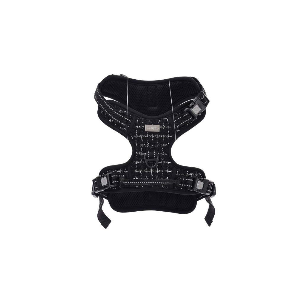 M-Pets Haute Couture Köpek Göğüs Tasması Black (M)