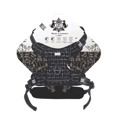 M-Pets Haute Couture Köpek Göğüs Tasması Black (XL)