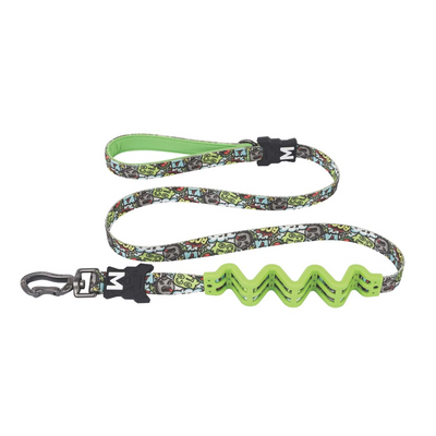 M-Pets Urban Style Freestyle Multicolor Şok Emici Gezdirme Tasma (M)