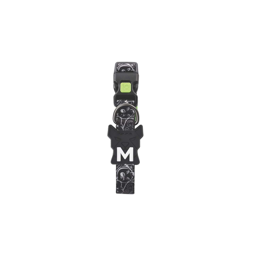 M-Pets Urban Style Freestyle Black/White Boyun Tasması (L)