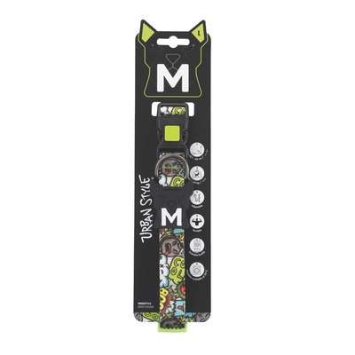 M-Pets Urban Style Freestyle Multicolor Boyun Tasması (L)