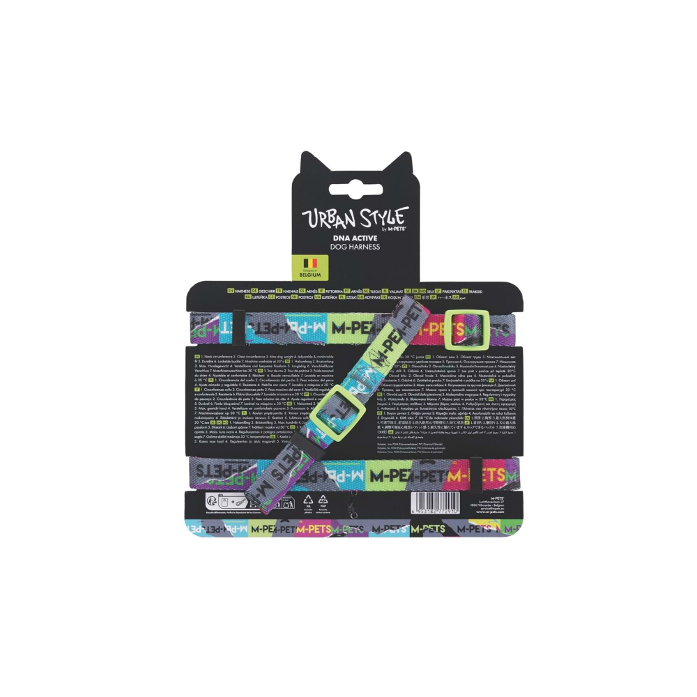 M-Pets Urban Style Dna Active Köpek Göğüs Tasması (L)
