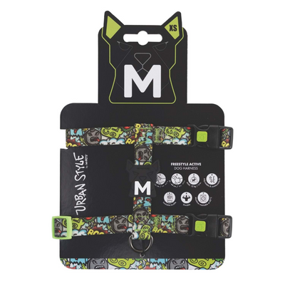 M-Pets Urban Style Multicolor Active Köpek Göğüs Tasması (XS)