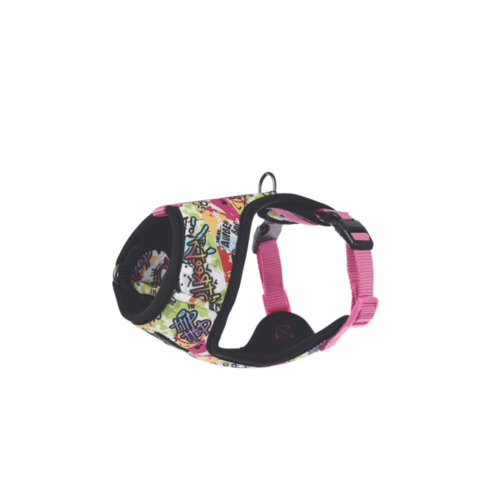 M-Pets Urban Style Graffiti Easy Fit Köpek Göğüs Tasması (XS)