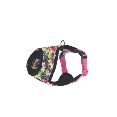 M-Pets Urban Style Graffiti Easy Fit Köpek Göğüs Tasması (S)