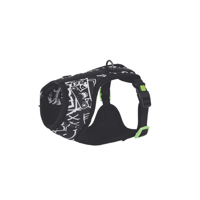 M-Pets Urban Style Black/White Easy Fit Köpek Göğüs Tasması (M)