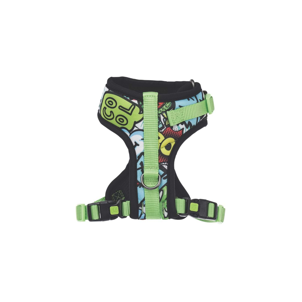 M-Pets Urban Style Multicolor Easy Fit Köpek Göğüs Tasması (XS)