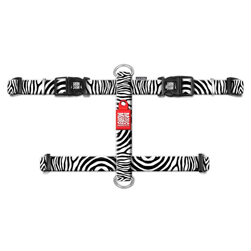 Max & Molly Zebra Göğüs Tasması S