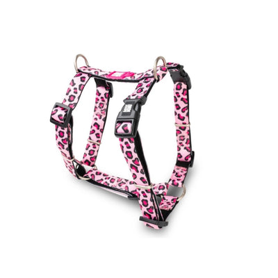 Max & Molly Leopard Pink Göğüs Tasması XS