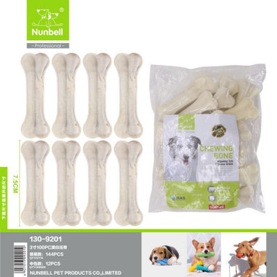 Nunbell Beyaz Pres Kemik 7,5Cm 15-20Gr 100'Lü