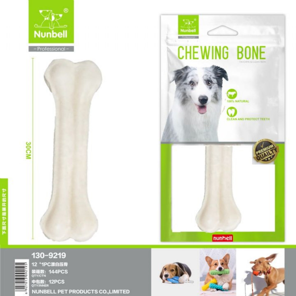 Nunbell Beyaz Pres Kemik 30Cm 1'Li Paket