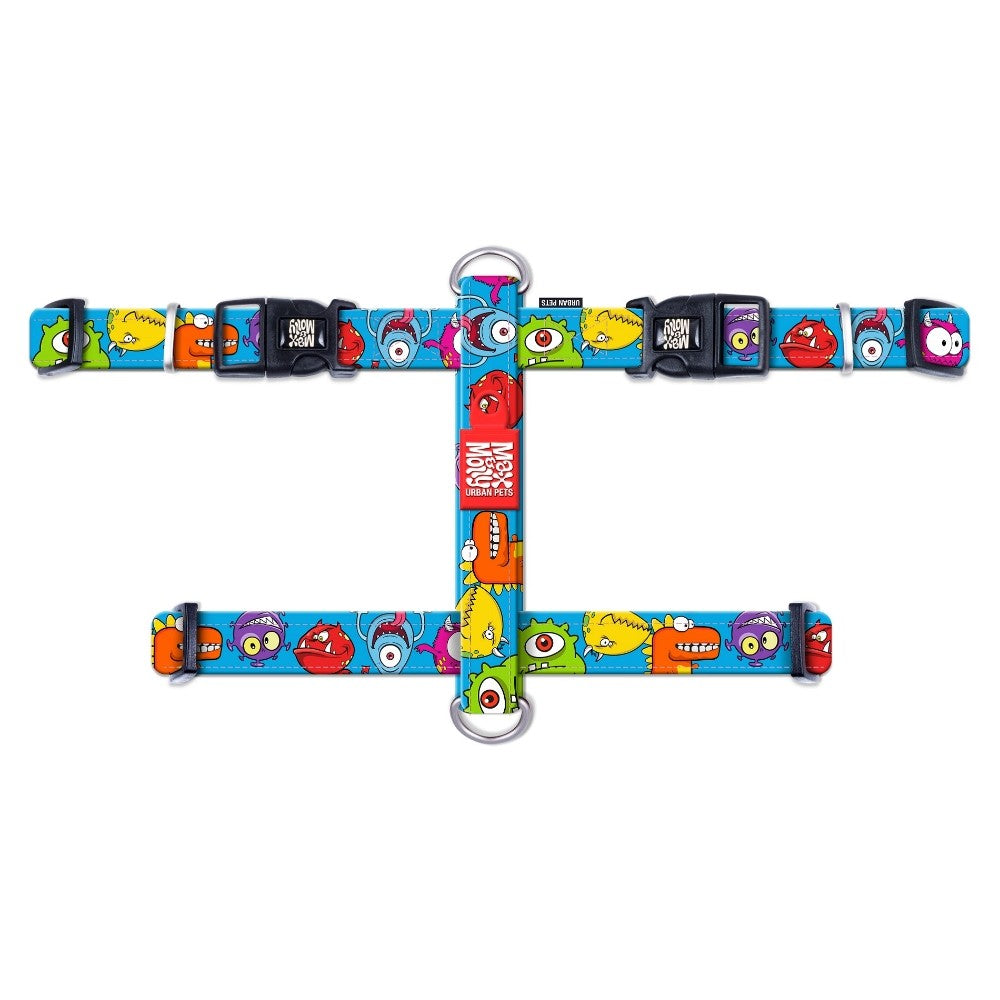 Max & Molly Lite Monsters Göğüs Tasması M