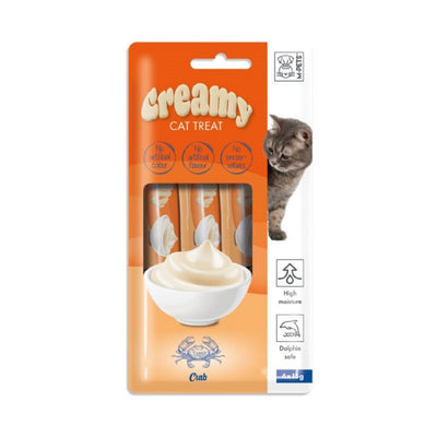 M-Pets Creamy Yengeçli Kedi Ödülü 4x15gr