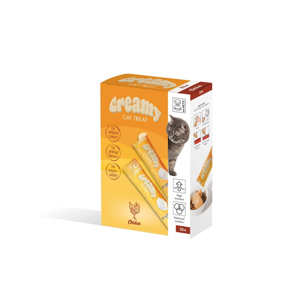 M-Pets Creamy Tavuklu Kedi Ödülü 25x12gr