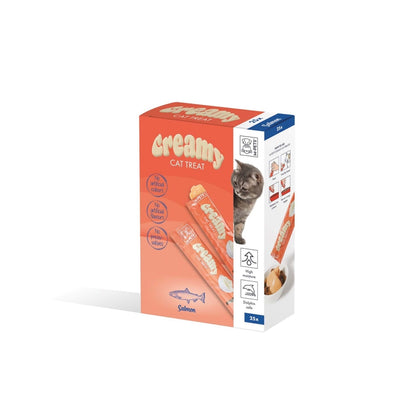 M-Pets Creamy Somon Balıklı Kedi Ödülü 25x12gr