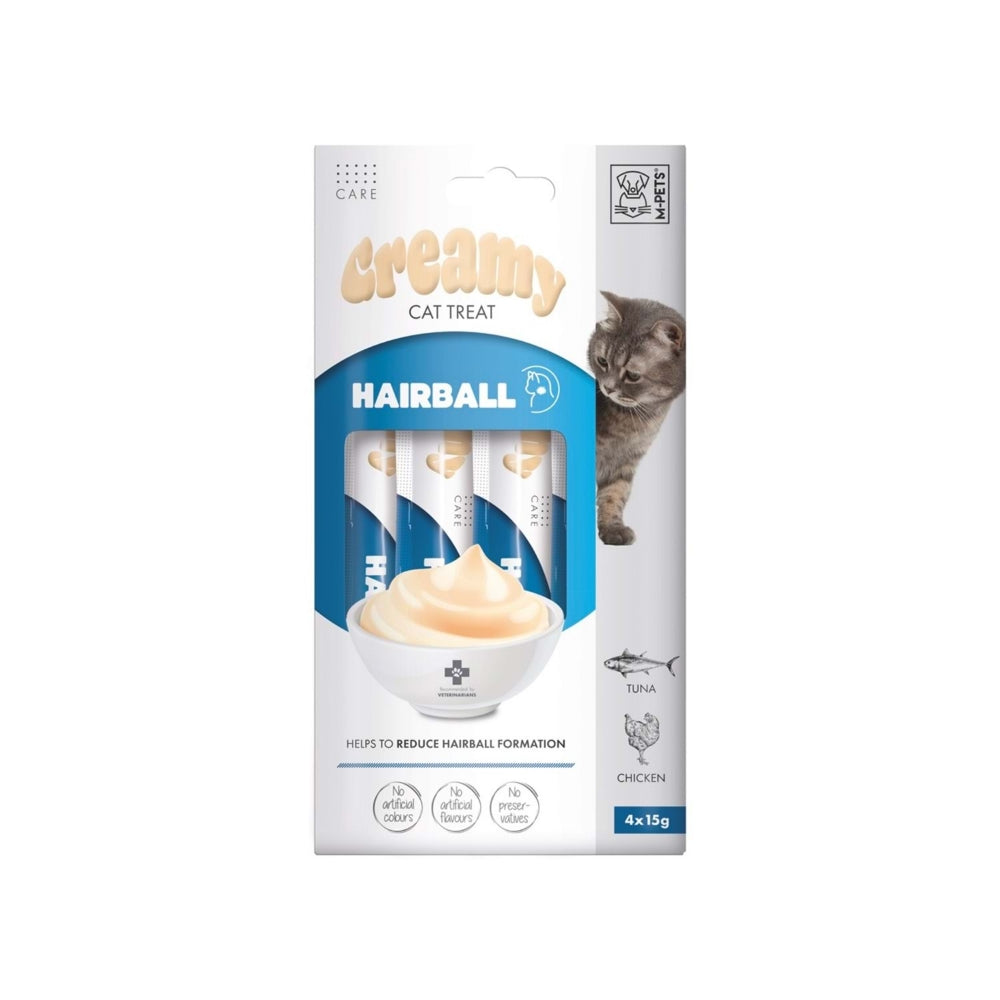 M-Pets Hairball Fonksiyonel Creamy Kedi Ödülü 4x15gr