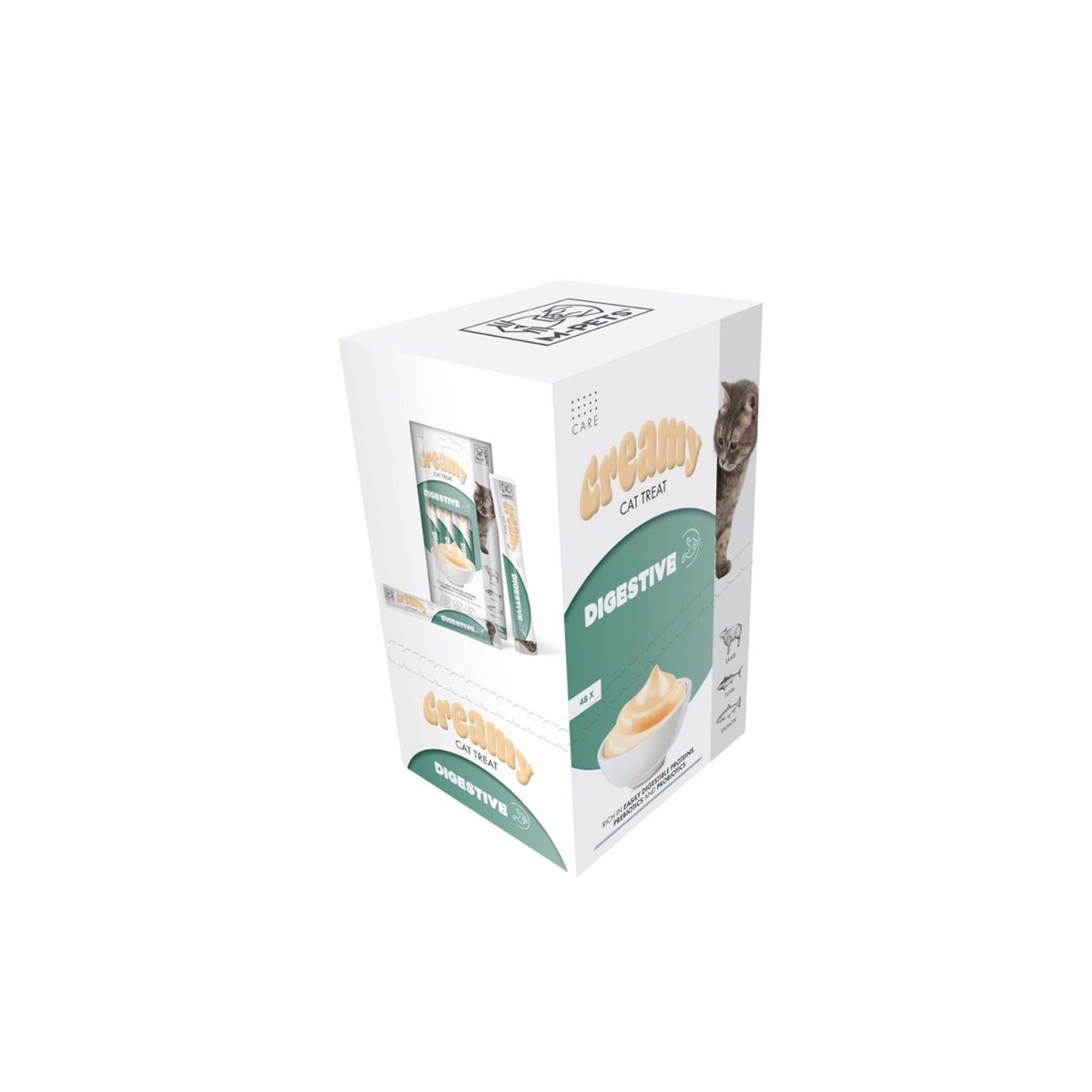 M-Pets Digestive Fonksiyonel Creamy Kedi Ödülü 4x15gr