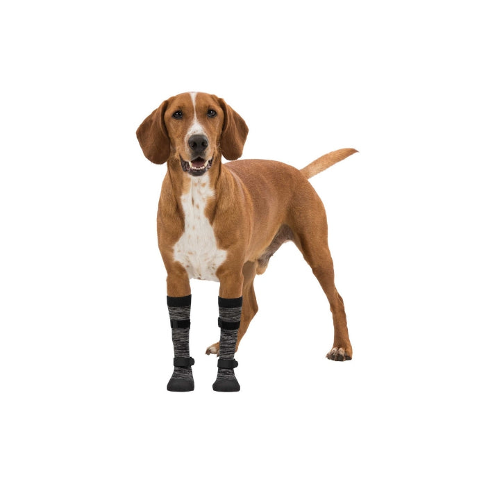 Trixie Yumuşak Köpek Çizmesi XL 2 Adet Siyah Gri