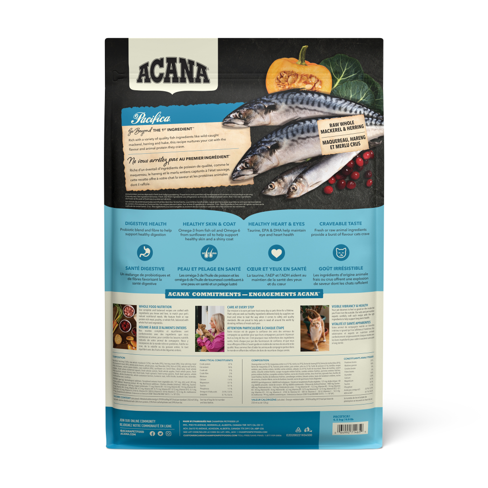 Acana Pacifica Kedi Maması 1.8 Kg - Tüm ırk ve yaşam evreleri için