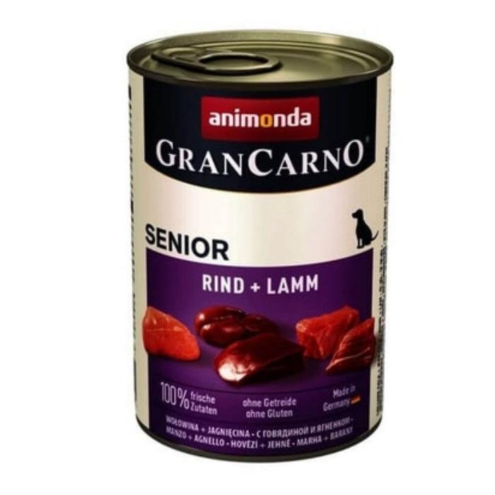 Gran Carno Senior Sığır ve Kuzu Etli Köpek Yaş Mama 400g