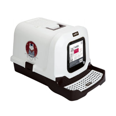 M-Pets Suez Sailor/Cat Kapalı Kedi Tuvaleti 69x42x41cm